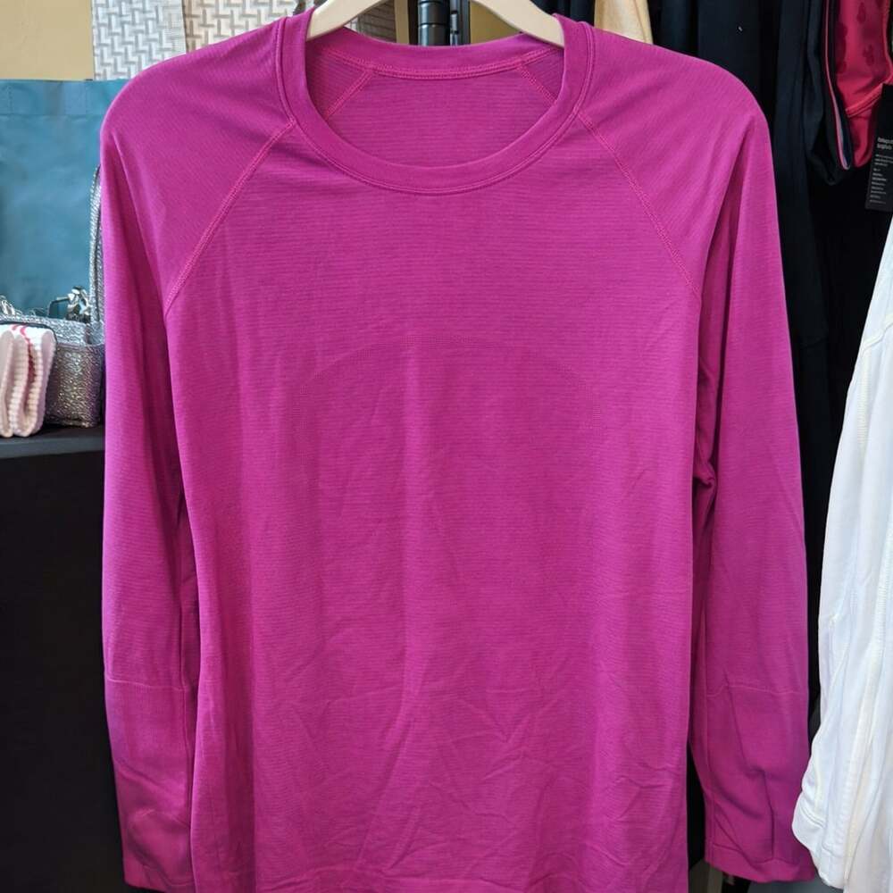 Lululemon Swiftly Tech Long-Sleeve Shirt 2.0 Magenta Purple